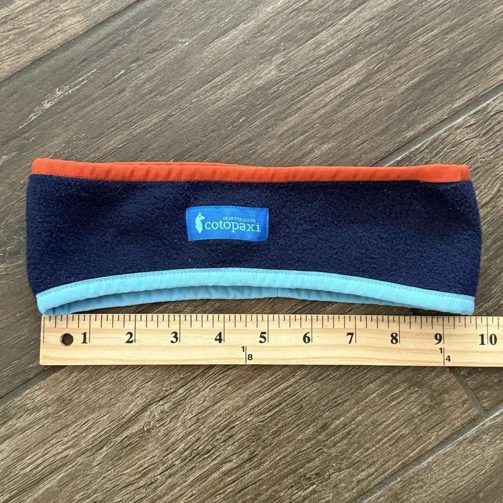 Cotopaxi Teca Fleece Ear Warmer Headband Unisex One Size Blue Running Hiking